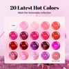 image:imageJODSONE 10 Colors Gel Nail Polish Set with Base Coat amp Top Coat White Pink Purple and Red Gel Polish for All Seasons Womens Holiday Gift20 ColorPink Red