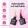 image:imageJODSONE 10 Colors Gel Nail Polish Set with Base Coat amp Top Coat White Pink Purple and Red Gel Polish for All Seasons Womens Holiday Gift20 ColorPink Red
