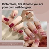 image:imageJODSONE 10 Colors Gel Nail Polish Set with Base Coat amp Top Coat White Pink Purple and Red Gel Polish for All Seasons Womens Holiday Gift55COLOR1