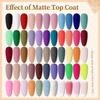 image:imageJODSONE 10 Colors Gel Nail Polish Set with Base Coat amp Top Coat White Pink Purple and Red Gel Polish for All Seasons Womens Holiday Gift60SET 01