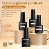image:imageJODSONE 10 Colors Gel Nail Polish Set with Base Coat amp Top Coat White Pink Purple and Red Gel Polish for All Seasons Womens Holiday Gift60SET 01