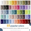 image:imageJODSONE 10 Colors Gel Nail Polish Set with Base Coat amp Top Coat White Pink Purple and Red Gel Polish for All Seasons Womens Holiday Gift60SET 06