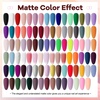image:imageJODSONE 10 Colors Gel Nail Polish Set with Base Coat amp Top Coat White Pink Purple and Red Gel Polish for All Seasons Womens Holiday Gift95KIT01