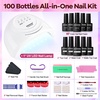 image:imageJODSONE 10 Colors Gel Nail Polish Set with Base Coat amp Top Coat White Pink Purple and Red Gel Polish for All Seasons Womens Holiday Gift95KIT05