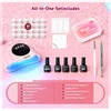 image:imageJODSONE 10 Colors Gel Nail Polish Set with Base Coat amp Top Coat White Pink Purple and Red Gel Polish for All Seasons Womens Holiday Gift9COLORPPG
