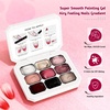 image:imageJODSONE 10 Colors Gel Nail Polish Set with Base Coat amp Top Coat White Pink Purple and Red Gel Polish for All Seasons Womens Holiday Gift9COLORPPG