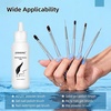 image:imageJODSONE 100ml Nail Art Brush Cleaner amp Restorer for Gel PolishNail Extension GelNails Art LinerDip PowderAcrylic Builder Manicure Brush with A Crystal Cup Salon at Home