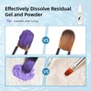 image:imageJODSONE 100ml Nail Art Brush Cleaner amp Restorer for Gel PolishNail Extension GelNails Art LinerDip PowderAcrylic Builder Manicure Brush with A Crystal Cup Salon at Home