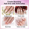 image:imageJODSONE 18ml Classic Airbrush Gel Nail Polish Set 6 Colors with White Red Blue Purple No Dilution Fine Mist Nail for Ombre Blush and French Manicure Designs Womens Holiday Gift6ColorAirbrush2