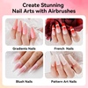 image:imageJODSONE 18ml Classic Airbrush Gel Nail Polish Set 6 Colors with White Red Blue Purple No Dilution Fine Mist Nail for Ombre Blush and French Manicure Designs Womens Holiday Gift6ColorAirbrush6