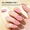 image:imageJODSONE 2Pcs 15g Builder Gel amp Crystal Top Coat Set3in1 Base CoatBuilder GelNail Thickening Solution and Strengthening Nail Tip Glue amp Ultra Clear No Wipe Top GelsU VLED Curing15g Clear 3in1 Builder Gel