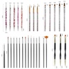 image:imageJODSONE 32Pcs Nail Art Brushes kitNail Art Tool SetDotting ToolsFrench ManicureDust BrushStriping Brushes for Long LinesDrawing Pen Painting Pen for Gel Polish Design Supply32PCS