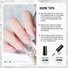 image:imageJODSONE Rubber Base Builder Gel for Nails165ML 3in1 Nude Pink Rubber Base Gel Polish for Nail Thickening Solution StrengthenApex BuildingEnhance10ML 2pcs Builder Gel