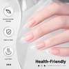 image:imageJODSONE Rubber Base Builder Gel for Nails165ML 3in1 Nude Pink Rubber Base Gel Polish for Nail Thickening Solution StrengthenApex BuildingEnhance165ML 2pcs Builder Gel