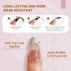 image:imageJODSONE Rubber Base Builder Gel for Nails165ML 3in1 Nude Pink Rubber Base Gel Polish for Nail Thickening Solution StrengthenApex BuildingEnhance165ML 1pc Builder Gel