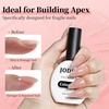 image:imageJODSONE Rubber Base Builder Gel for Nails165ML 3in1 Nude Pink Rubber Base Gel Polish for Nail Thickening Solution StrengthenApex BuildingEnhanceBG13Nude Pink