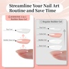 image:imageJODSONE Rubber Base Builder Gel for Nails165ML 3in1 Nude Pink Rubber Base Gel Polish for Nail Thickening Solution StrengthenApex BuildingEnhanceBG13Nude Pink
