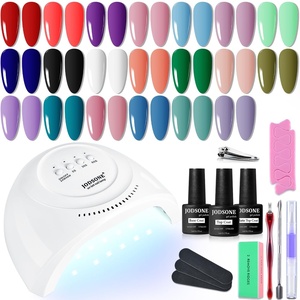 image:imageJODSONE 10 Colors Gel Nail Polish Set with Base Coat amp Top Coat White Pink Purple and Red Gel Polish for All Seasons Womens Holiday Gift20KITSUN1G01B