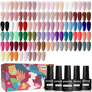 image:imageJODSONE 10 Colors Gel Nail Polish Set with Base Coat amp Top Coat White Pink Purple and Red Gel Polish for All Seasons Womens Holiday Gift55COLOR1