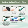 image:imageJODSONE 10 Colors Gel Nail Polish Set with Base Coat and Top Coat Magnetic Stick Aurora Crystals Cat Eye Perfect Holiday Gifts for Manicure and Lovers10ColorCE13