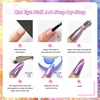 image:imageJODSONE 10 Colors Gel Nail Polish Set with Base Coat and Top Coat Magnetic Stick Aurora Crystals Cat Eye Perfect Holiday Gifts for Manicure and Lovers10ColorsCE5