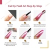 image:imageJODSONE 10 Colors Gel Nail Polish Set with Base Coat and Top Coat Magnetic Stick Aurora Crystals Cat Eye Perfect Holiday Gifts for Manicure and Lovers10ColorCE3