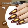 image:imageJODSONE 10 Colors Gel Nail Polish Set with Base Coat and Top Coat Magnetic Stick Aurora Crystals Cat Eye Perfect Holiday Gifts for Manicure and Lovers10ColorsCE9