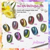 image:imageJODSONE 10 Colors Gel Nail Polish Set with Base Coat and Top Coat Magnetic Stick Aurora Crystals Cat Eye Perfect Holiday Gifts for Manicure and Lovers10ColorsCE5