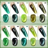 image:imageJODSONE 10 Colors Gel Nail Polish Set with Base Coat and Top Coat Magnetic Stick Aurora Crystals Cat Eye Perfect Holiday Gifts for Manicure and Lovers10ColorCE13