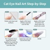 image:imageJODSONE 10 Colors Gel Nail Polish Set with Base Coat and Top Coat Magnetic Stick Aurora Crystals Cat Eye Perfect Holiday Gifts for Manicure and Lovers10ColorCE12