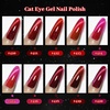 image:imageJODSONE 10 Colors Gel Nail Polish Set with Base Coat and Top Coat Magnetic Stick Aurora Crystals Cat Eye Perfect Holiday Gifts for Manicure and Lovers10ColorsCE6