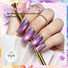 image:imageJODSONE 10 Colors Gel Nail Polish Set with Base Coat and Top Coat Magnetic Stick Aurora Crystals Cat Eye Perfect Holiday Gifts for Manicure and Lovers10ColorsCE5