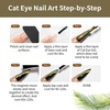 image:imageJODSONE 10 Colors Gel Nail Polish Set with Base Coat and Top Coat Magnetic Stick Aurora Crystals Cat Eye Perfect Holiday Gifts for Manicure and Lovers10ColorsCE9