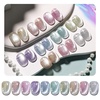 image:imageJODSONE 10 Colors Gel Nail Polish Set with Base Coat and Top Coat Magnetic Stick Aurora Crystals Cat Eye Perfect Holiday Gifts for Manicure and Lovers10ColorCE12