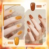 image:imageJODSONE 10ml 6 Colors Jelly Gel Nail Polish Set Ocean Blue Turquoise Gel Polish with Crystal Long Lasting All Seasons Need U V LampGD211GD216