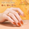 image:imageJODSONE 10ml 6 Colors Jelly Gel Nail Polish Set Ocean Blue Turquoise Gel Polish with Crystal Long Lasting All Seasons Need U V LampGD211GD216