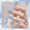 image:imageJODSONE 10ml 6 Colors Jelly Gel Nail Polish Set Ocean Blue Turquoise Gel Polish with Crystal Long Lasting All Seasons Need U V LampGD221GD226