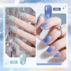image:imageJODSONE 10ml 6 Colors Jelly Gel Nail Polish Set Ocean Blue Turquoise Gel Polish with Crystal Long Lasting All Seasons Need U V LampGD221GD226