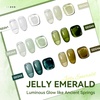 image:imageJODSONE 10ml 6 Colors Jelly Gel Nail Polish Set Ocean Blue Turquoise Gel Polish with Crystal Long Lasting All Seasons Need U V LampGD241GD246