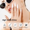 image:imageJODSONE 10ml Gel Nail Polish White and 10ml Base Coat Top Coat
