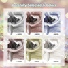image:imageJODSONE 10ml Glitter Gel Nail Polish Set 6 Color Glitter Effect gel polish All Seasons Neutral Soak off LED Lamp Gel Manicure Set for Nail Art