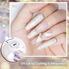 image:imageJODSONE 10ml Glitter Gel Nail Polish Set 6 Color Glitter Effect gel polish All Seasons Neutral Soak off LED Lamp Gel Manicure Set for Nail Art