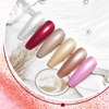 image:imageJODSONE 10ml Glitter Gel Nail Polish Set 6Colors Red Glitter Pink White Gel Polish All Seasons Neutral Soak off LED Lamp Manicure Set for Nail Art