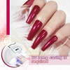image:imageJODSONE 10ml Glitter Gel Nail Polish Set 6Colors Red Glitter Pink White Gel Polish All Seasons Neutral Soak off LED Lamp Manicure Set for Nail Art