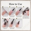 image:imageJODSONE 10ml Green Gel Nail Polish Set 6Colors Long Lasting Neutral Green Pale Lacquer Glossy Art for Nail and Salon Need U V LampA1