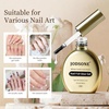 image:imageJODSONE 10ml Green Gel Nail Polish Set 6Colors Long Lasting Neutral Green Pale Lacquer Glossy Art for Nail and Salon Need U V LampA3