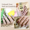 image:imageJODSONE 10ml Green Gel Nail Polish Set 6Colors Long Lasting Neutral Green Pale Lacquer Glossy Art for Nail and Salon Need U V LampA3