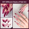 image:imageJODSONE 12 PCS 165 ml Gel Nail Polish Same Color Same Bottle with Base Coat and Top Coat 10 Colors for AtHome Salon Nail Art Holiday Gifts165ml22