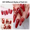 image:imageJODSONE 12 PCS 165 ml Gel Nail Polish Same Color Same Bottle with Base Coat and Top Coat 10 Colors for AtHome Salon Nail Art Holiday Gifts165mlRed