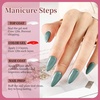 image:imageJODSONE 12 PCS 165 ml Gel Nail Polish Same Color Same Bottle with Base Coat and Top Coat 10 Colors for AtHome Salon Nail Art Holiday Gifts32COLOR1